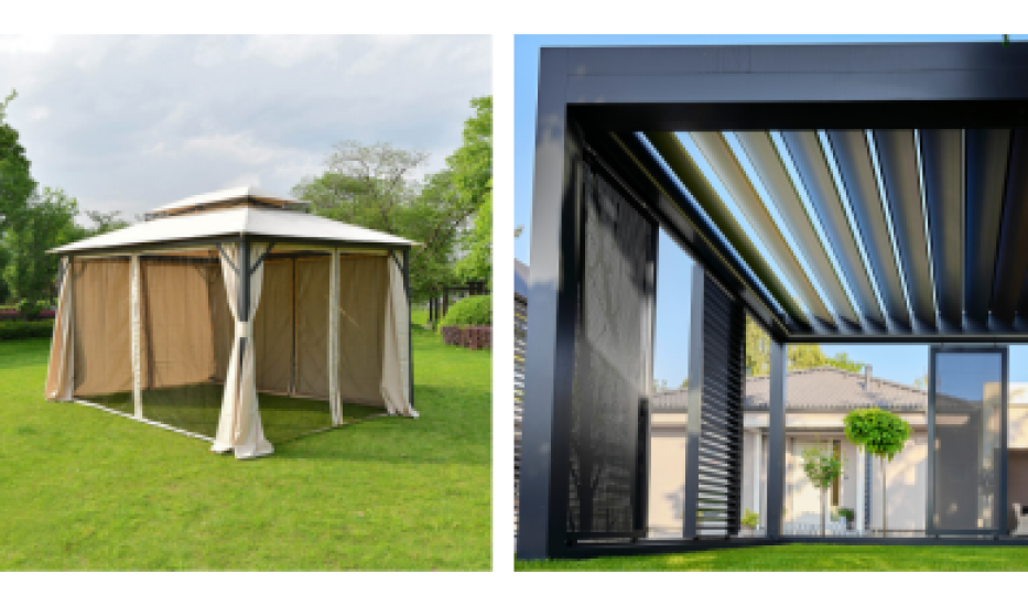 Záhradný stan vs. pergola