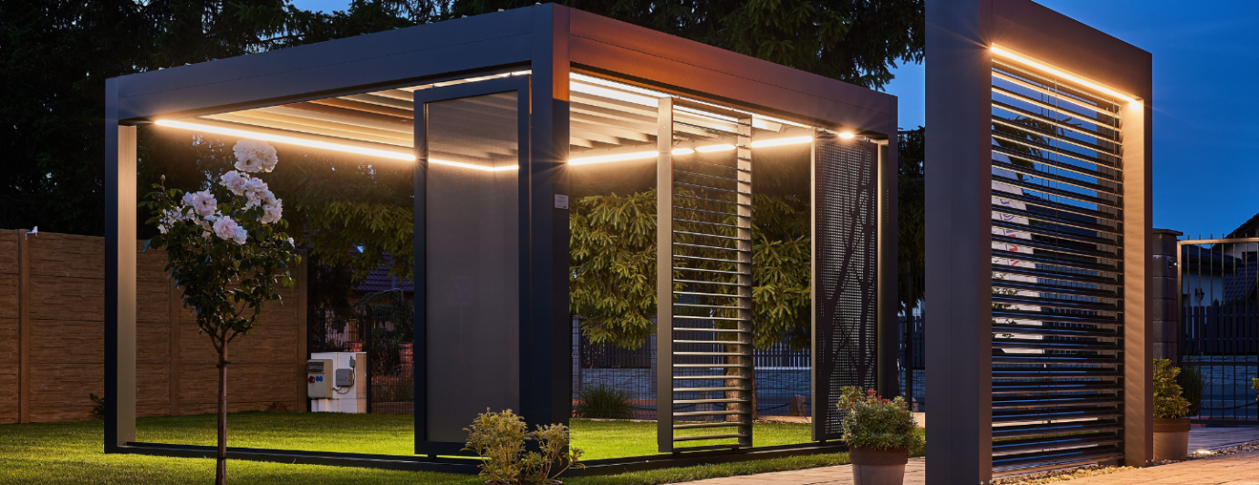 Záhradná mreža, pergola alebo terasa?