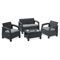 Záhradný set CORFU SET Graphite