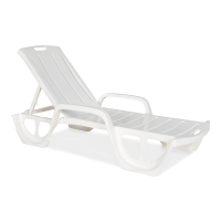 Lehátko FLORIDA biele