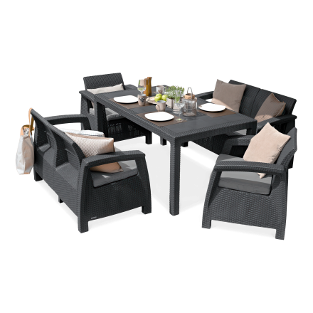 Záhradný set CORFU FIESTA II Graphite