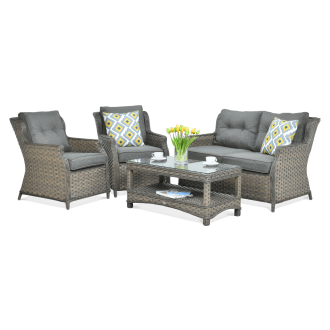 Technorattan nábytok TRIVENTO 2 Melange