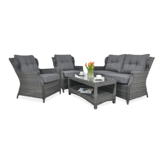 Technorattan nábytok TRIVENTO 2 Dark Grey