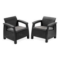 Záhradný nábytok CORFU DUO Graphite