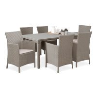 Záhradný set TOSCANA 6+1 Cappuccino