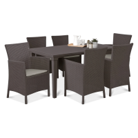 Záhradný set TOSCANA 6+1 Brown