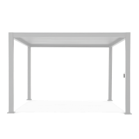 Záhradná terasová pergola 3x4 Premium White - Gutroof