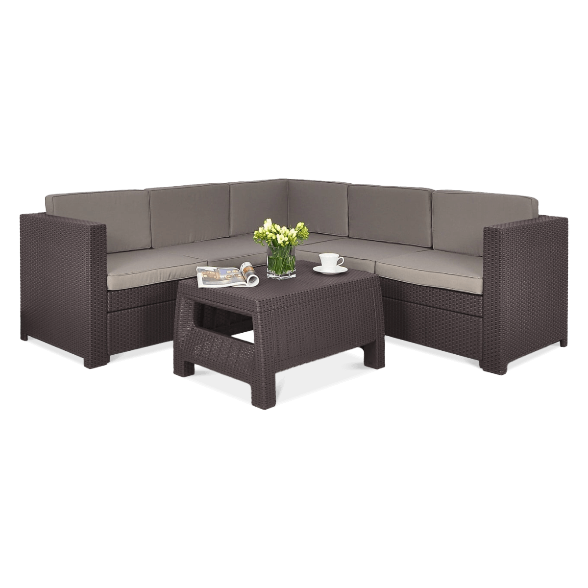 PROVENCE SET Grafitový záhradný obývací kút