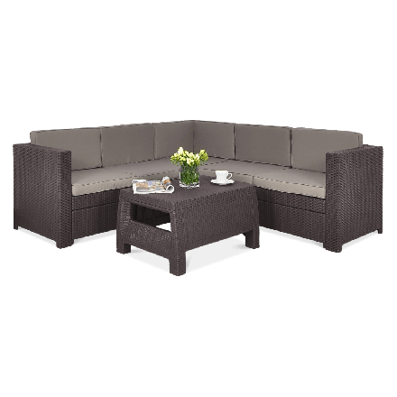 PROVENCE SET Grafitový záhradný obývací kút