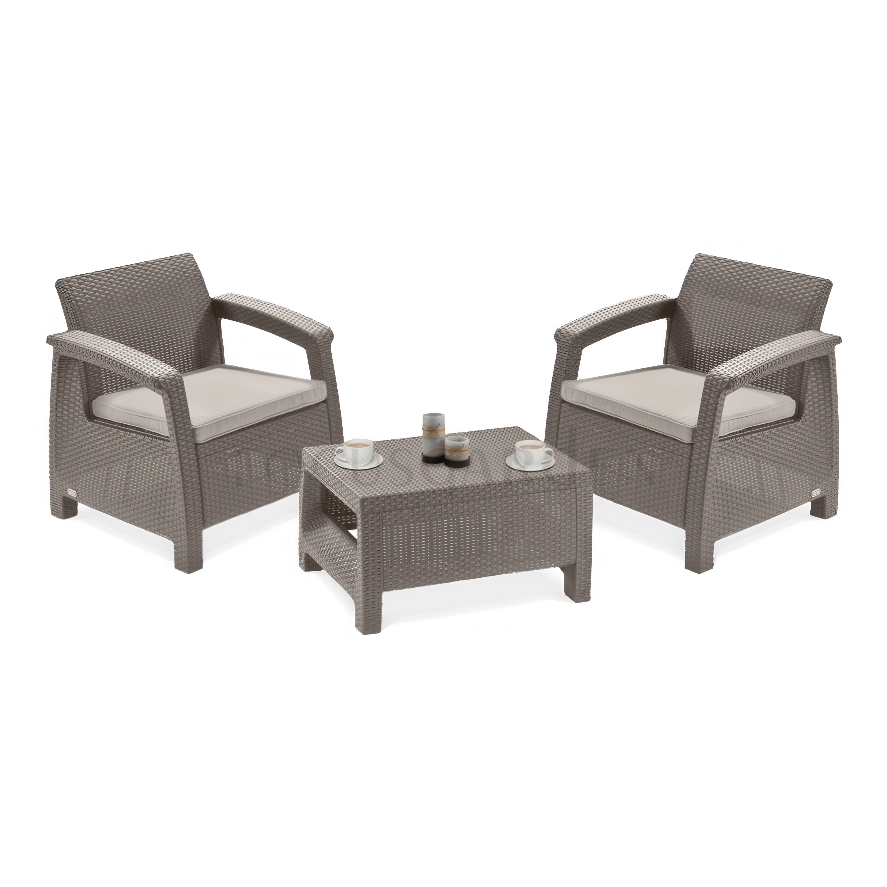 Záhradný set CORFU WEEKEND Cappuccino