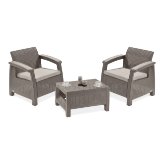 Záhradný set CORFU WEEKEND Cappuccino