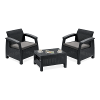 Záhradný set CORFU WEEKEND Graphite