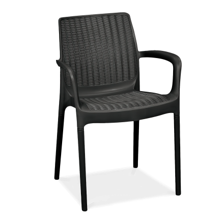 BALI MONO Grafitové záhradné kreslo