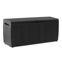 Balkónový box Keter CAPRI RATTAN BOX 305L Graphite