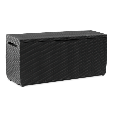Balkónový box Keter CAPRI RATTAN BOX 305L Graphite