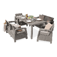 Záhradný set CORFU FIESTA II Cappuccino