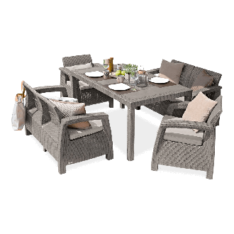 Záhradný set CORFU FIESTA II Cappuccino