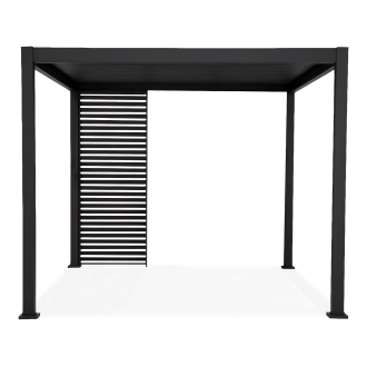 PREMIUM Antracitový panel pergoly, šírka 123,5 cm - Gutroof