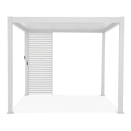 Zaslepovací panel z pergoly PREMIUM White, šírka 123,5 cm - Gutroof