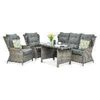 Technorattan nábytok TRIVENTO DINING 3 Melange