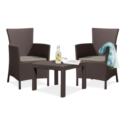 Záhradný set ROSARIO SET Brown