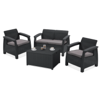 Záhradný set CORFU BOX Graphite