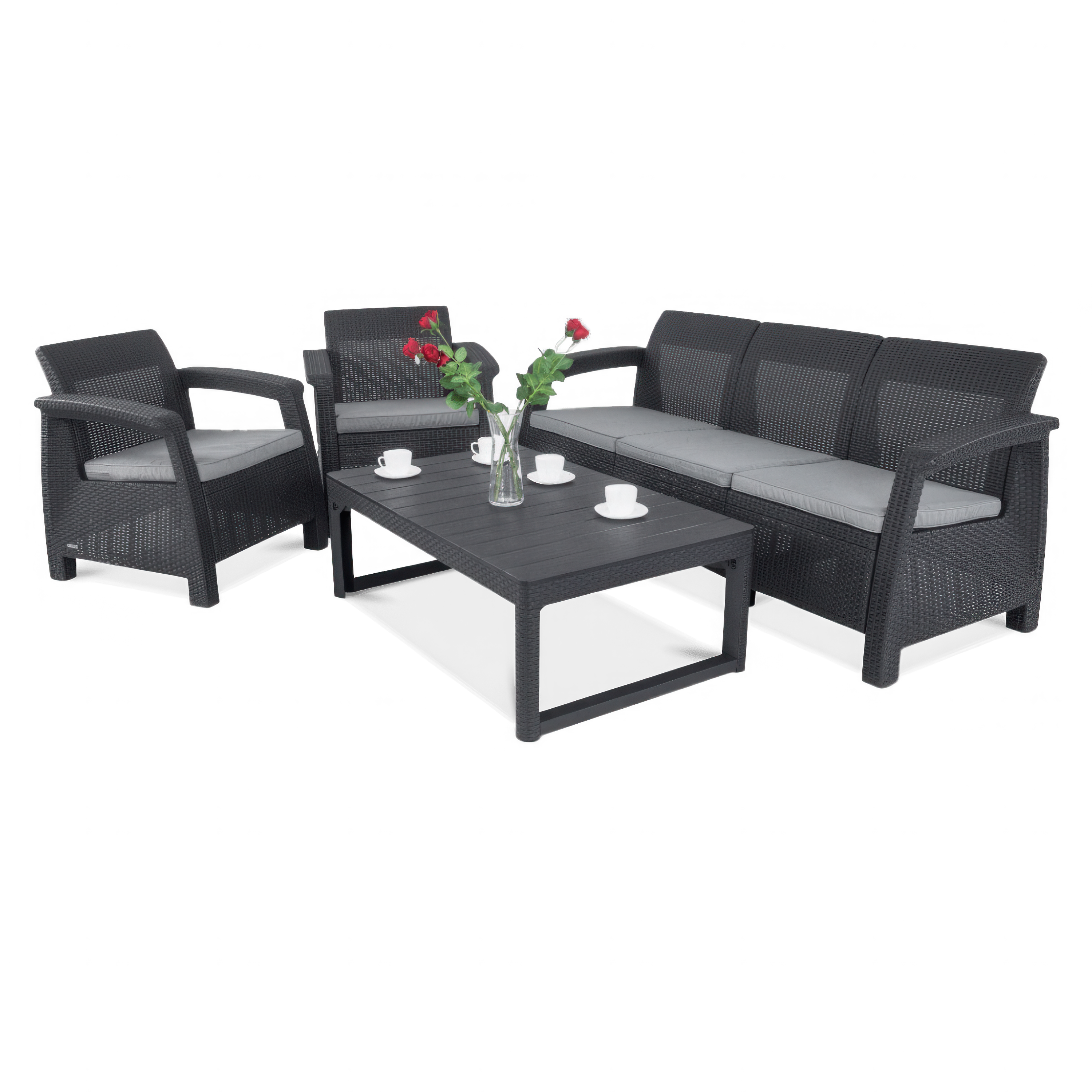 Záhradná súprava CORFU MAX 3 Graphite