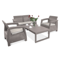 Záhradný set CORFU MAX 2 Cappuccino