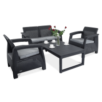 Záhradný set CORFU MAX 2 Graphite