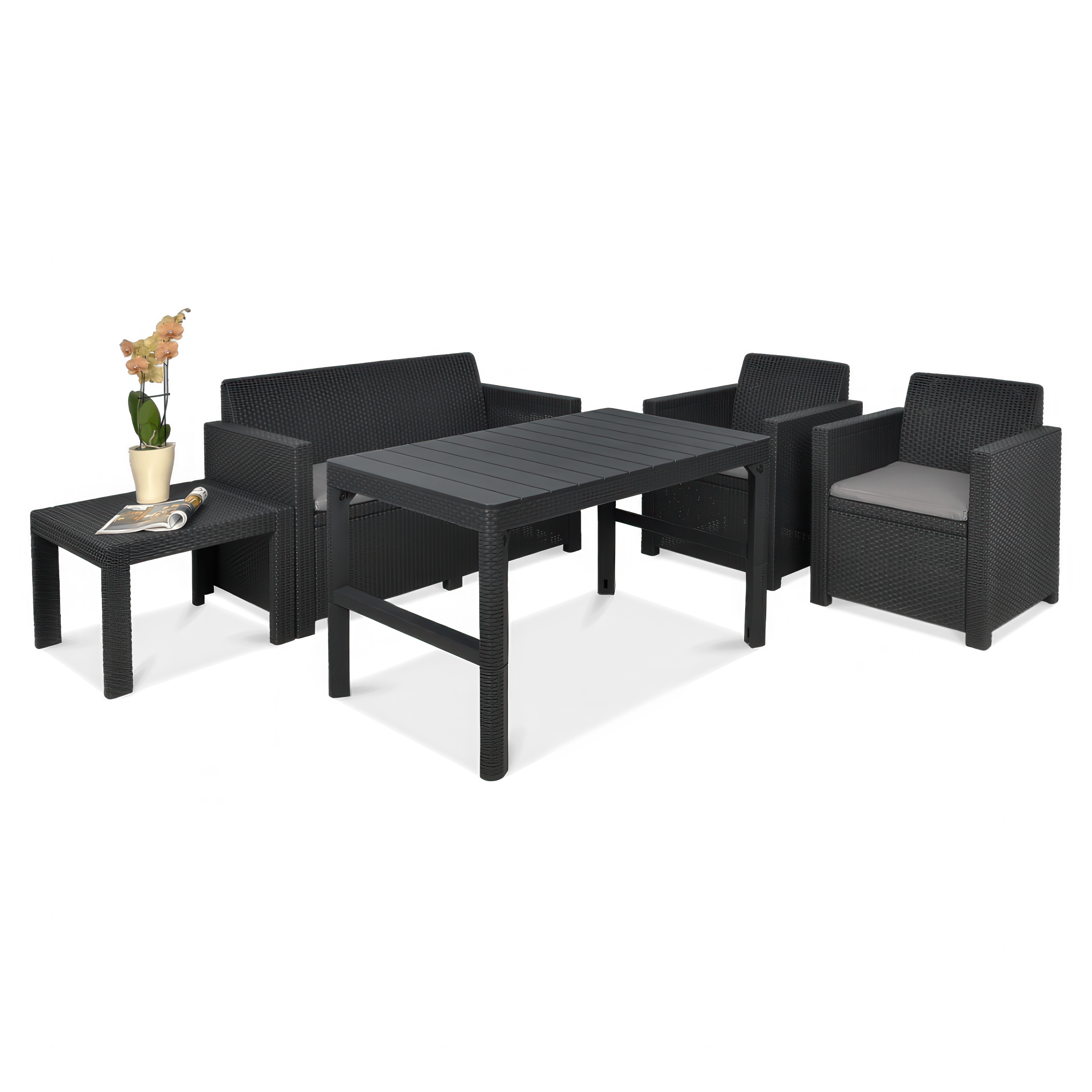 ALABAMA QUATTRO Grafitová záhradná súprava