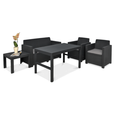 ALABAMA QUATTRO Grafitová záhradná súprava