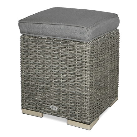 TRIVENTO Tmavo šedá pufa