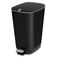 Odpadkový kôš 45 l čierny matný s pedálom - KETER