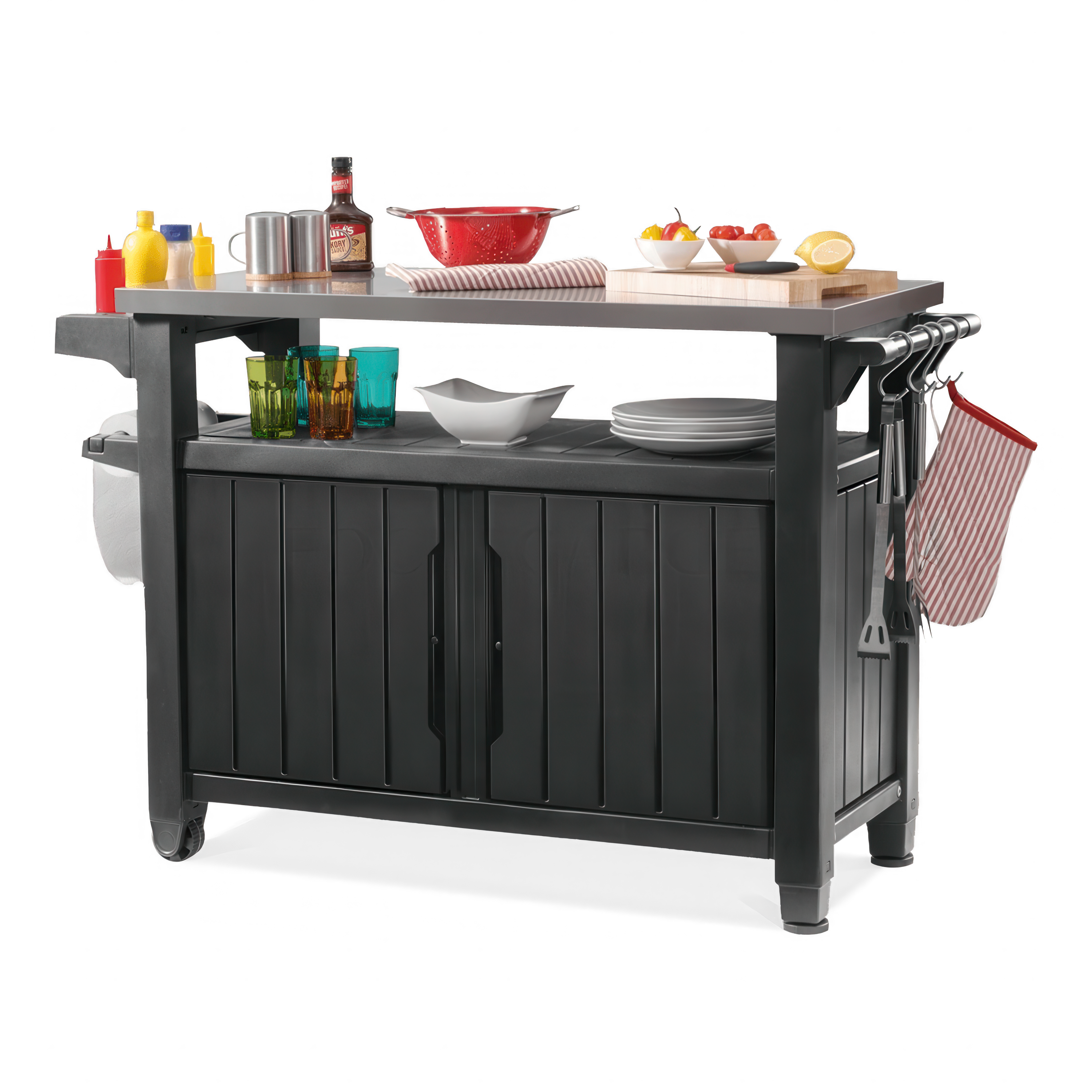 Záhradný úložný bar Keter UNITY XL 207L Graphite