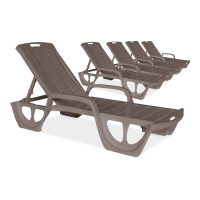 5x ležadlo FLORIDA Cappuccino