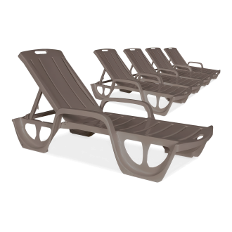 5x ležadlo FLORIDA Cappuccino