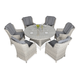 Technorattanový nábytok RAVENA Biela Sivá