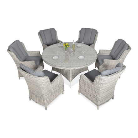 Technorattanový nábytok RAVENA Biela Sivá