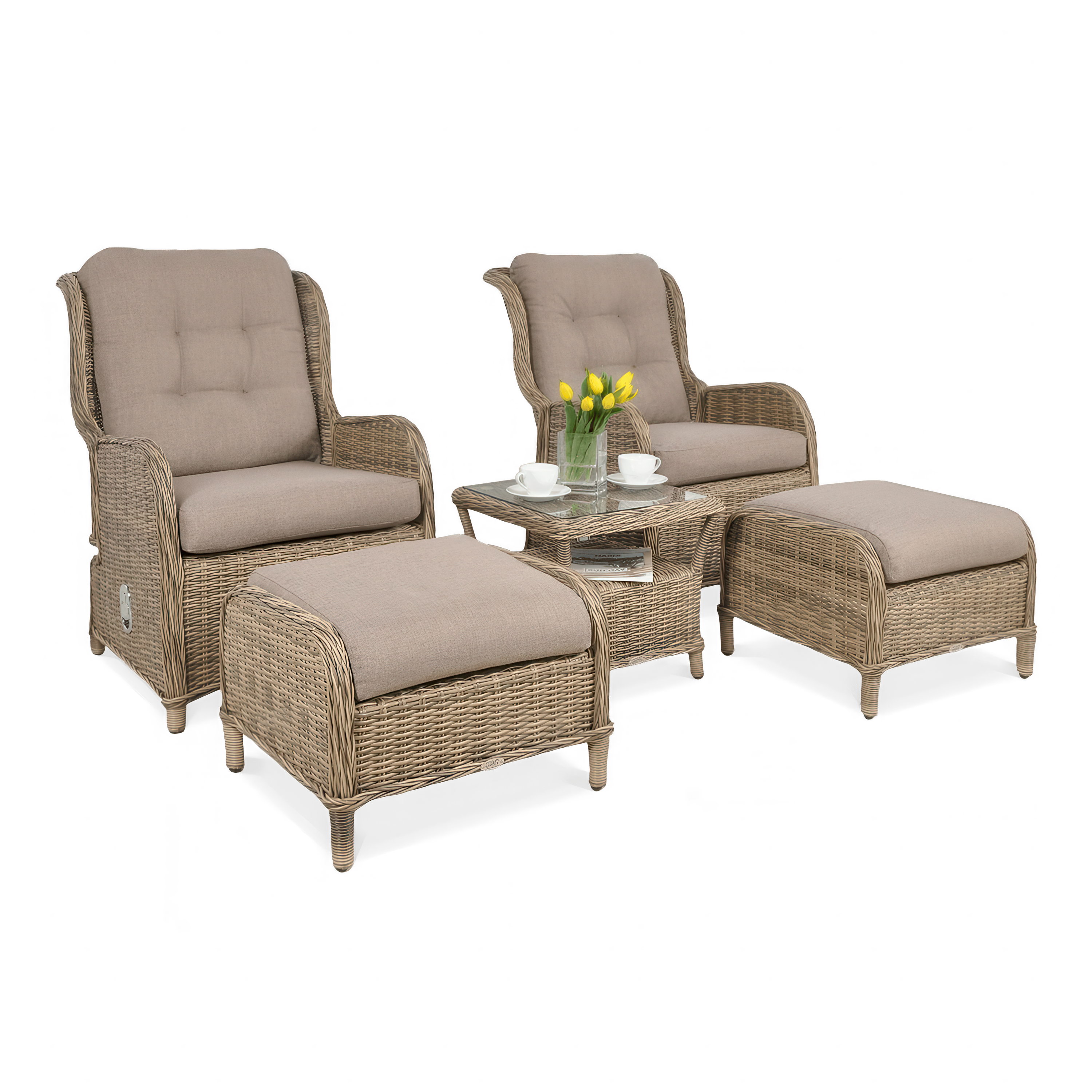 Lounge suite SIENNA DUO PREMIUM Brown