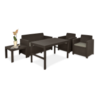 Záhradný set ALABAMA QUATTRO Brown