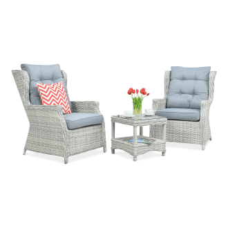 TRIVENTO DUO Bielo-sivá sedacia súprava