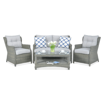 Technorattan nábytok TRIVENTO 2 Grey