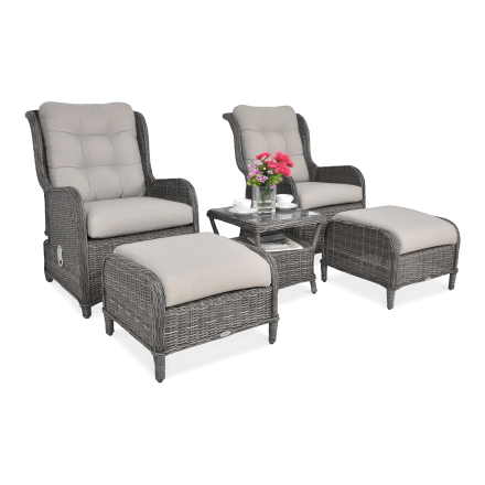 Sedacia súprava SIENNA DUO PREMIUM Dark Grey