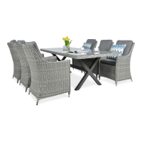 Súprava nábytku NAPOLI 6/200 Stone Grey Technorattan