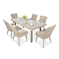 MILANO 6/200 Svetlá béžová sada Technorattan