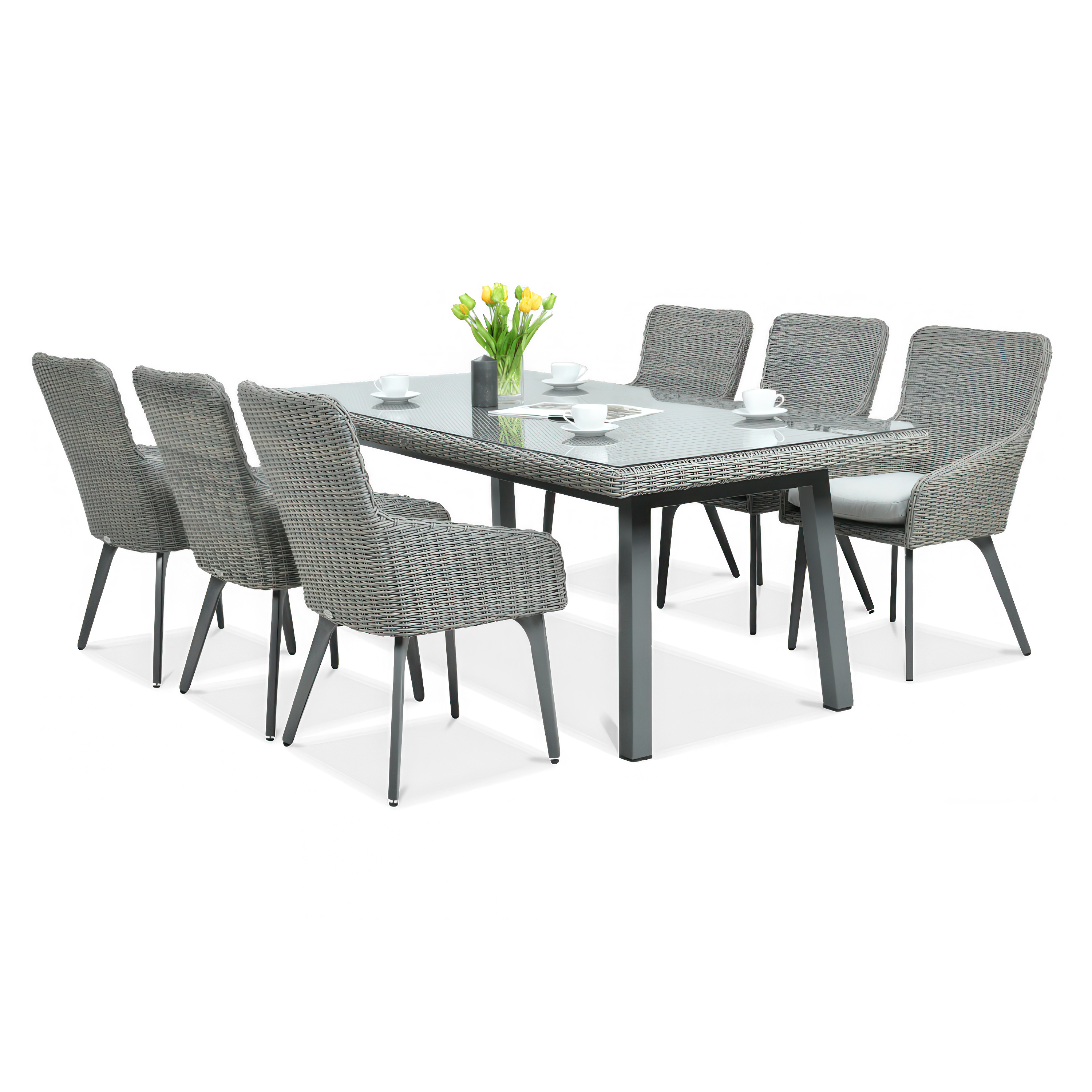 Súprava MILANO 6/200 Grey Technorattan