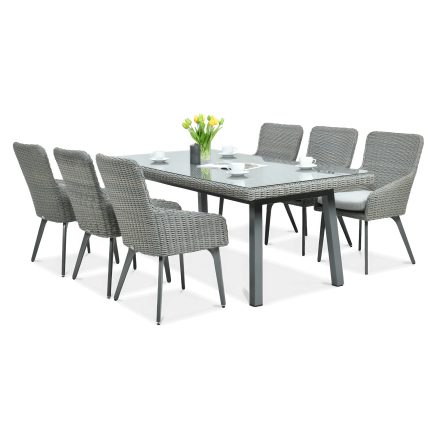 Súprava MILANO 6/200 Grey Technorattan