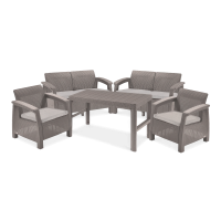 Záhradný nábytok CORFU FIESTA/LYON Cappuccino