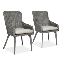 Technorattan kreslo 2x MILANO Dark Grey