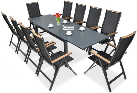 Záhradný nábytok BRISBANE 10/250 Black